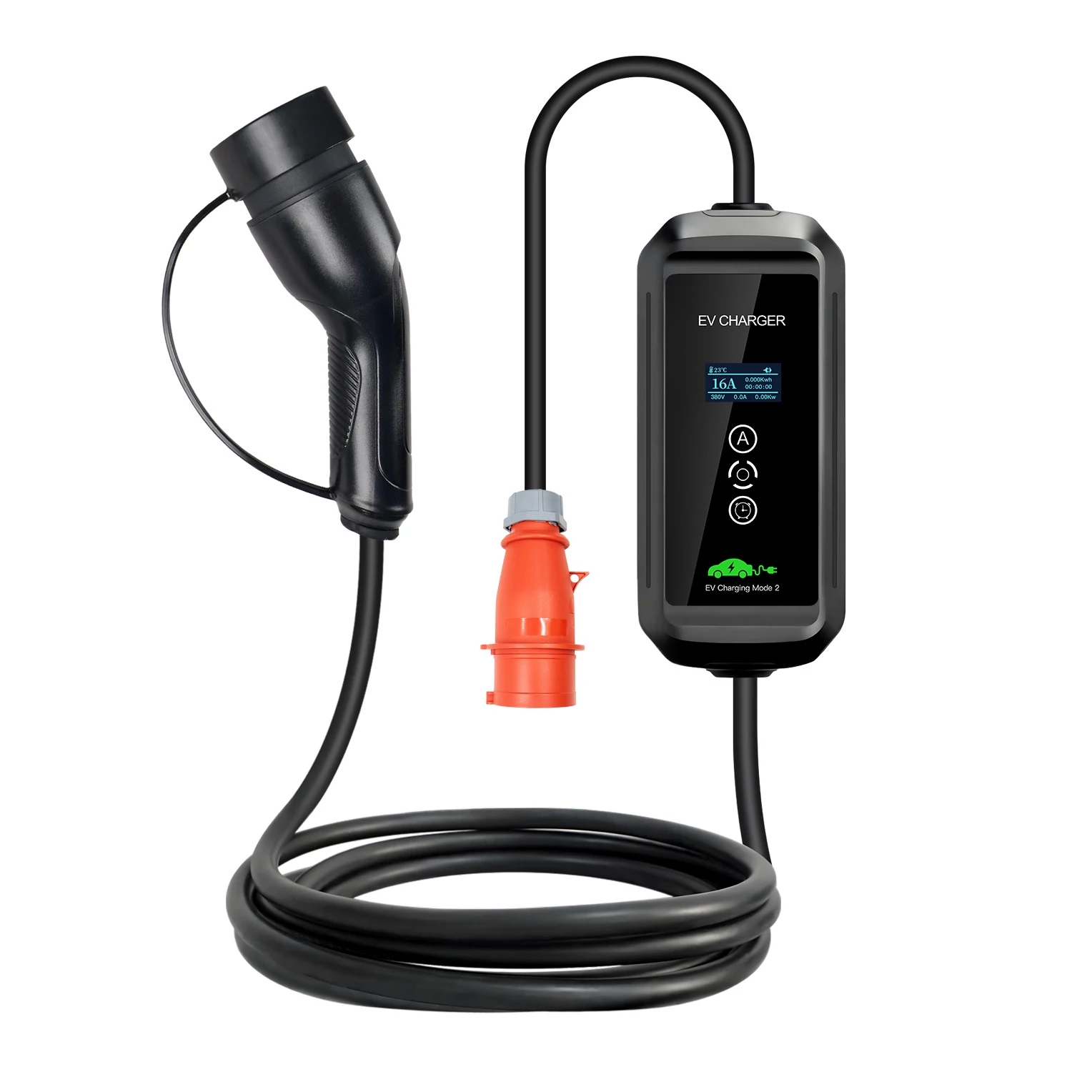Kramach Basic elektromos autó töltő 11kW, 3x16A, 5m