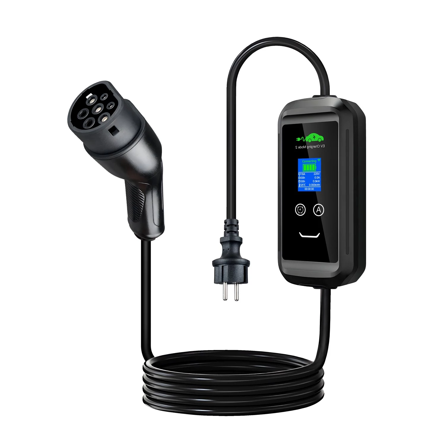 Kramach Plus elektromos autó töltő 3,7kW, 1x16A, 5m, App